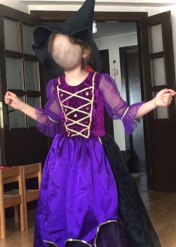 Mor Cadılar Bayramı Kostümü - Görsel 5
