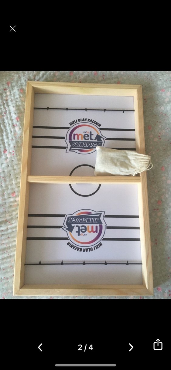 Met Slingpuck Beyaz Oyun Seti - Görsel 2