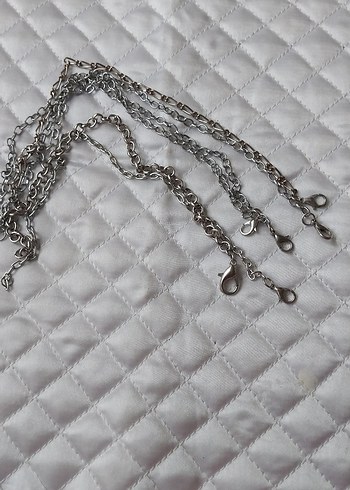 Gri Zincir Detaylı halhal zinciri - Görsel 3