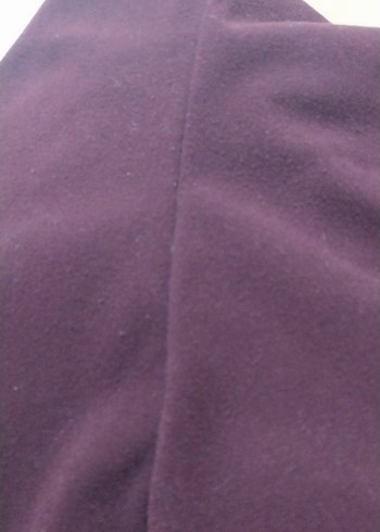 Bordo Süet Drapeli Kalem elbise - Görsel 7