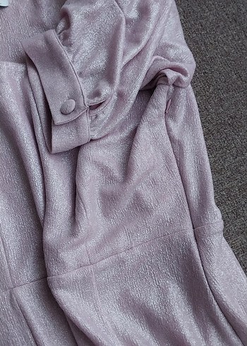 lila gece elbisesi - Görsel 2