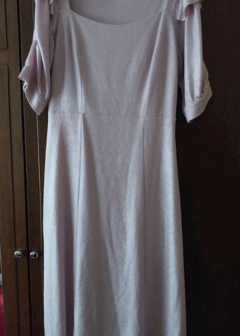 lila gece elbisesi - Görsel 8