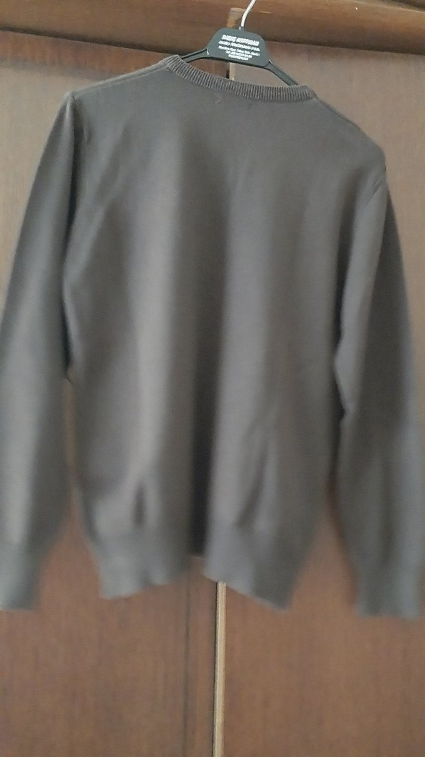 Gri Erkek Triko Sweatshirt - Görsel 2