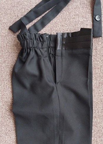 Çocuk Siyah Kemerli Pantolon - Görsel 4