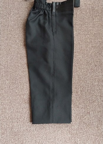 Çocuk Siyah Kemerli Pantolon - Görsel 3