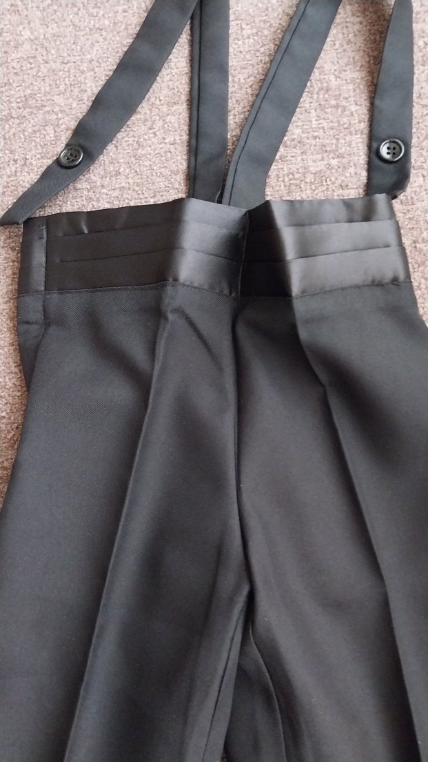 Çocuk Siyah Kemerli Pantolon - Görsel 2