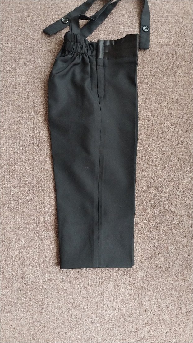 Çocuk Siyah Kemerli Pantolon - Görsel 3