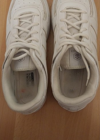 Beyaz Bağcıklı Kadın Spor Ayakkabı - Görsel 2