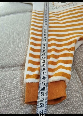 6 Ay Beden camel Renk Bebek tulum unisex 