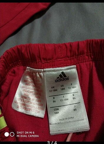 1 Yaş Beden Adidas eşofman takımı