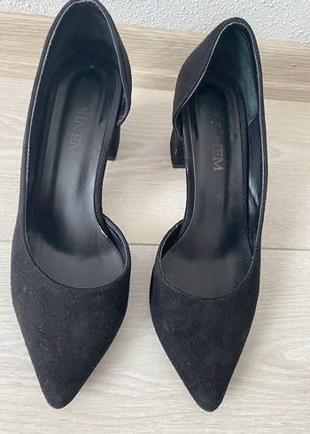 Diğer Siyah Süet Kadın Topuklu Stiletto