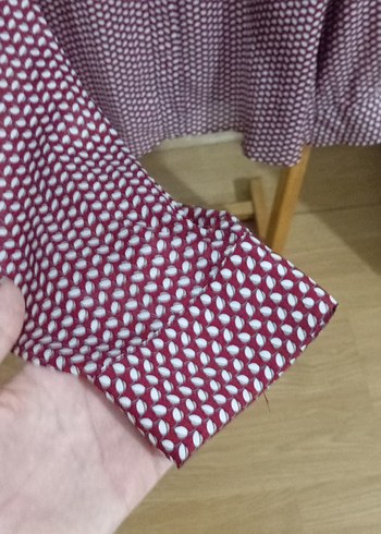 38 Beden bordo Renk Massimo Dutti Kadın Gömlek