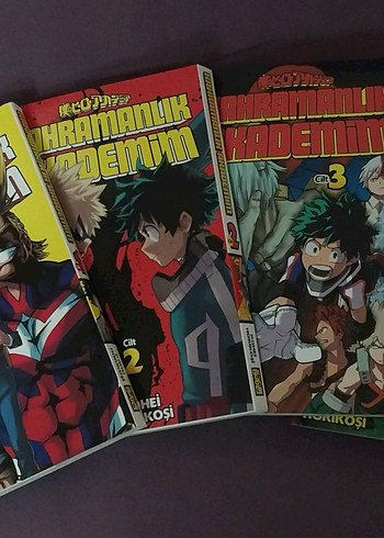 Kahramanlık Akademim ( Boku no Hero Academia ) ilk 4 ciltler