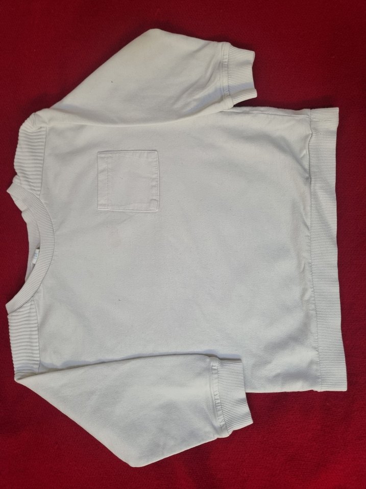 Gri Çizgili Uzun Kollu Hamile Tişörtü - Görsel 3