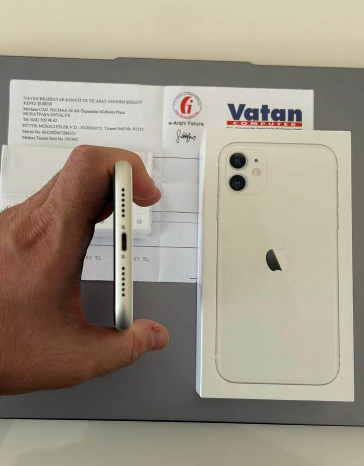 Beyaz iPhone 11 64GB - Görsel 3