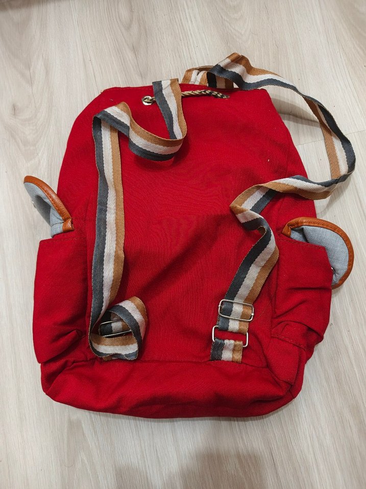 Nakışlı Baykuş Desenli Bohem Sırt Çantası - Görsel 2