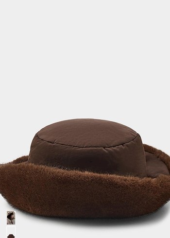 Suni kürk astarlı bere - Görsel 2