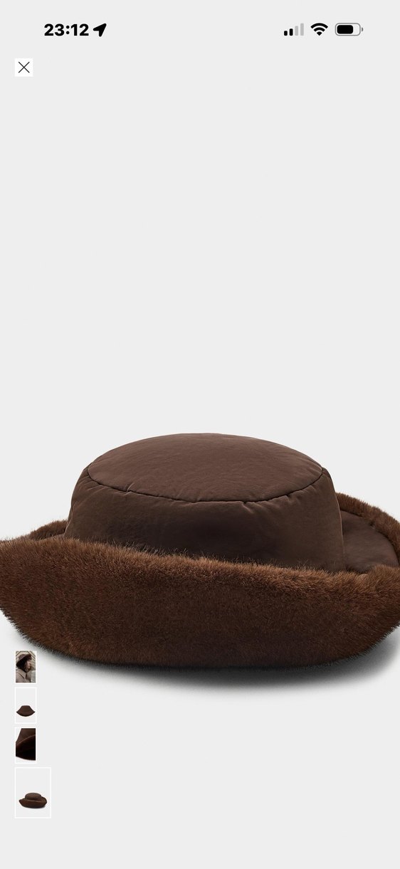 Suni kürk astarlı bere - Görsel 2