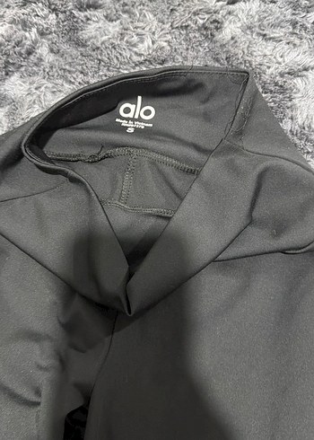 Kadın Gri Spor Tayt - Kürklü Detaylı - Görsel 2