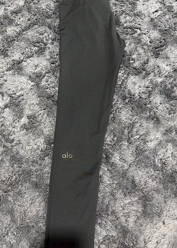 Kadın Gri Spor Tayt - Kürklü Detaylı - Görsel 3