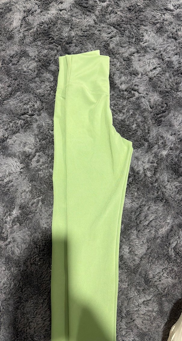 Yeşil Pastel Kadın Spor Tayt - Görsel 4