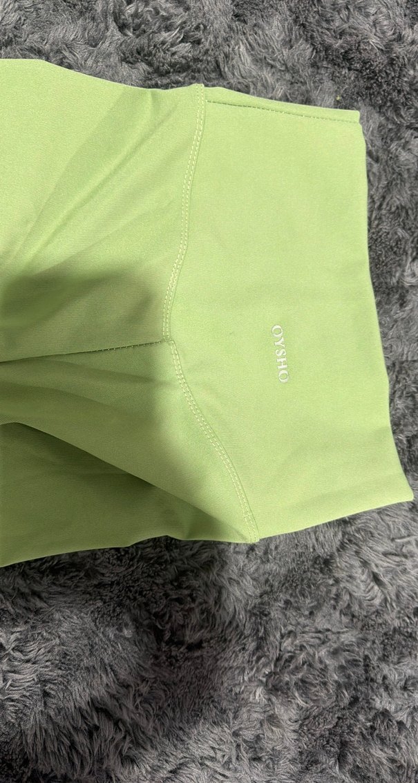 Yeşil Pastel Kadın Spor Tayt - Görsel 2