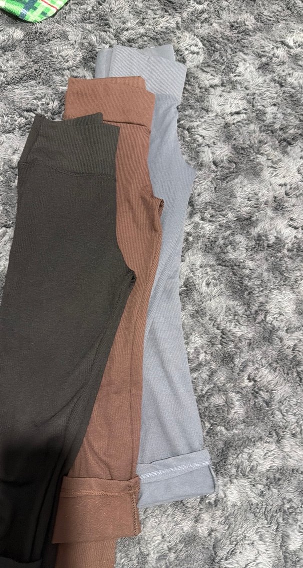 Kadın Triko Normal Boy Tayt 3'lü Set - Görsel 3