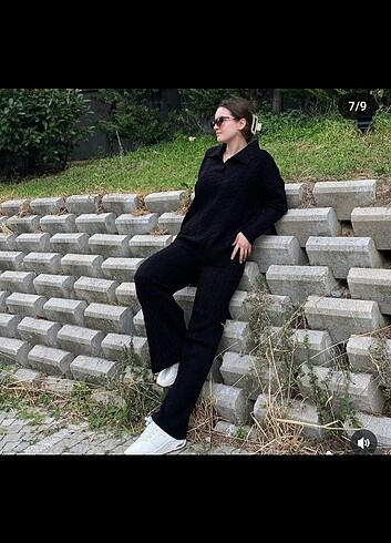 40 Beden gri Renk Triko ikili takım
