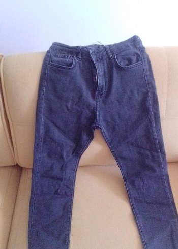 füme Normal Boy Kadın Denim Pantolon