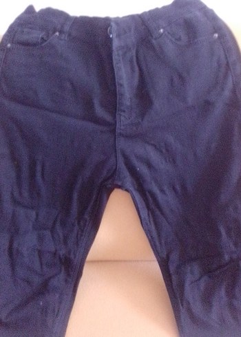 Diğer Kadın siyah Elastik Denim Pantolon