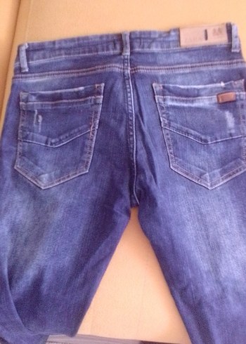 32 Beden mavi Renk Düğmeli Gri Mavi erkek Denim Pantolon