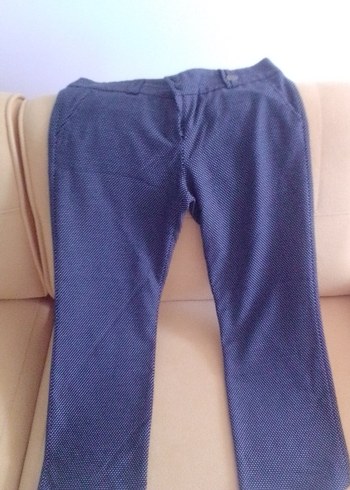 Kadın Gri Kot Kumaş Pantolon