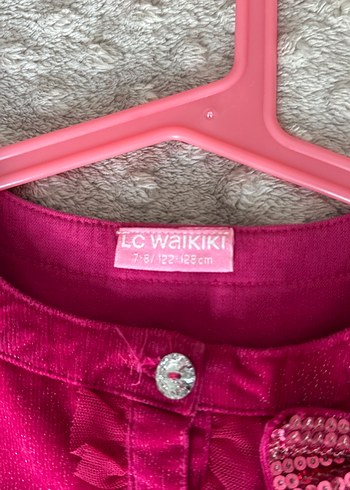 Kız Çocuk Fuşya Fırfırlı Elbise - Görsel 4