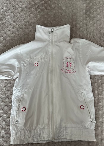 Kapüşonlu Fermuarlı Kız Yağmurluk - Görsel 7