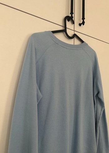 xs Beden Mavi Gant Baskılı Sweatshirt