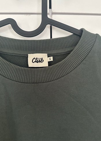 xs Beden Haki Kadın Oversize Sweatshirt