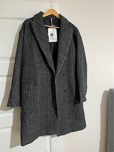 Pull and Bear Pull&bear Balıkçıl oversize kaban