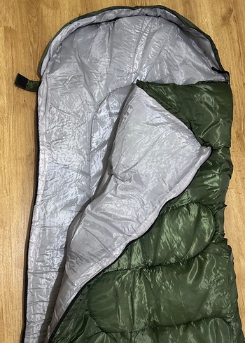 Unisex Yeşilli ve Grili KAMP UYKU TULUMU