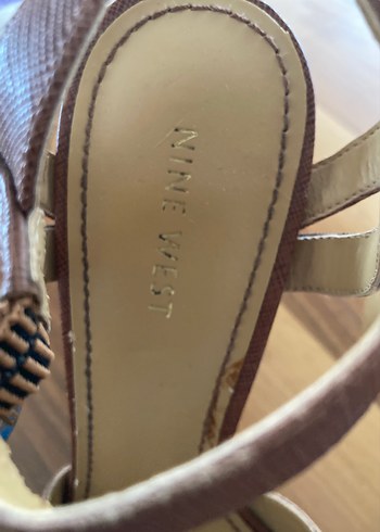 Bej Kadın Platform Topuklu Sandalet - Görsel 4