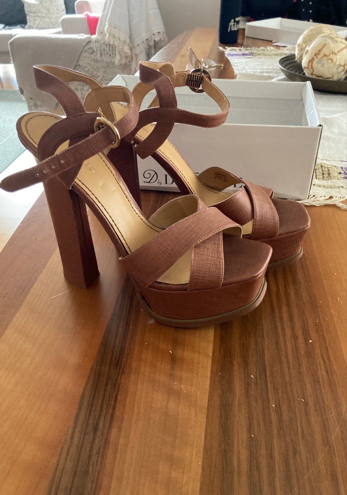 Bej Kadın Platform Topuklu Sandalet - Görsel 2