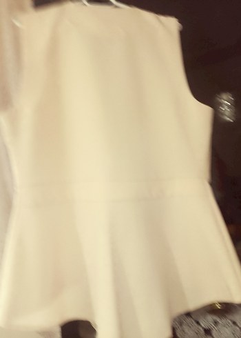 Zara Düğmeli pudra rengi Kadın Yelek takim