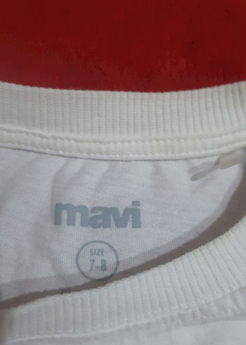 Mavi Baskılı Beyaz Çocuk Atlet - Görsel 2