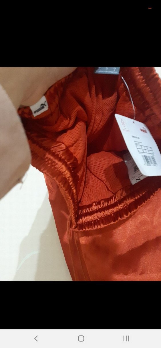 Kadın Kırmızı Saten Fitilli Eşofman Altı - Görsel 5