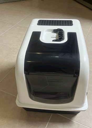 Beyaz Kapaklı Kedi Taşıma ve Tuvalet Kutusu - Görsel 4