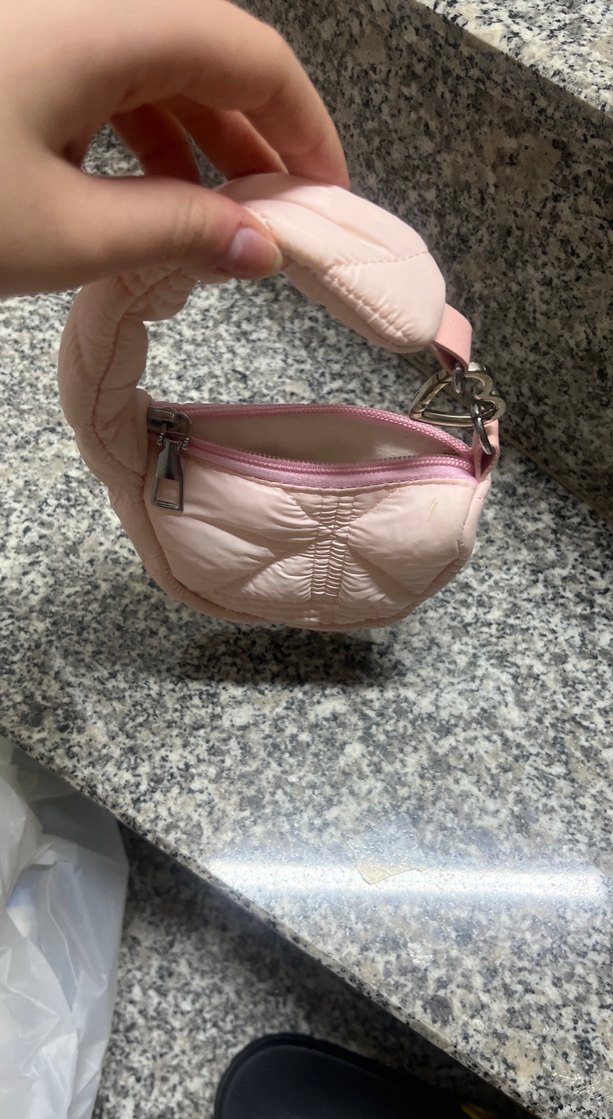 Nakışlı Pembe Kadın Suni Kumaş Çanta - Görsel 2