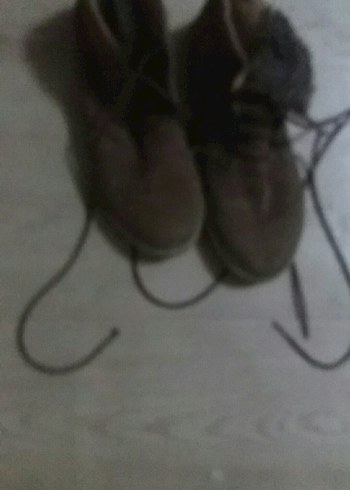 Gri Detaylı Kahverengi Erkek Bot - Görsel 3