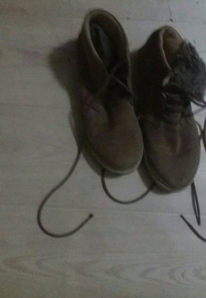 Gri Detaylı Kahverengi Erkek Bot - Görsel 2