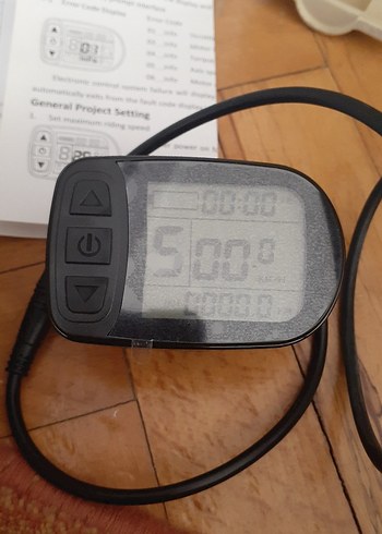 LCD  5   ,5 pinli  e  bike  ekran....... - Görsel 3