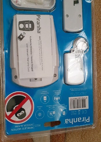  Piranha Kablosuz Hareket Sensörlü Ev Alarmı