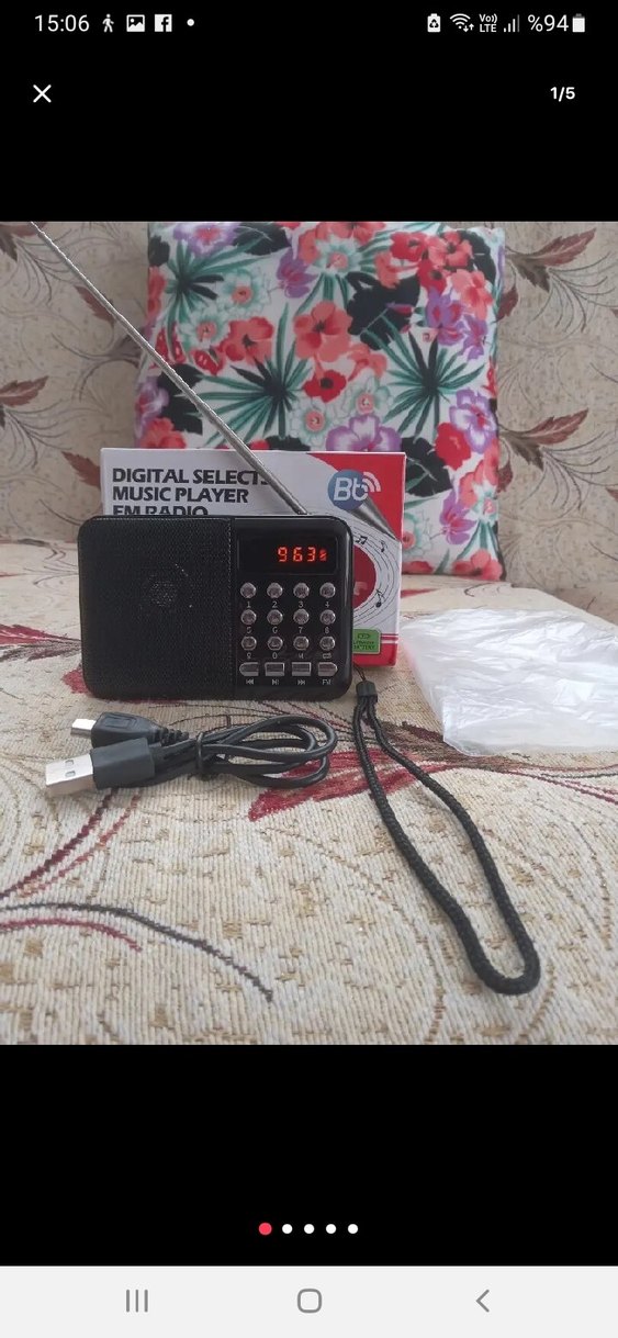 Renkli Dijital FM Radyo ve Müzik Çalar - Görsel 5